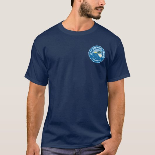 フロリダ州クリアウォーターのシール Tシャツ (正面)