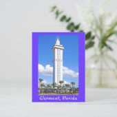フロリダ州クレモントのシトラス・タワー、丘の宝石 ポストカード (スタンド正面)