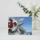 フロリダ州ケネディ宇宙センター、ロケット ポストカード (スタンド正面)