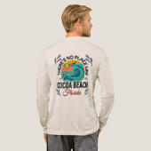 フロリダ州ココアビーチ トライブレンドＴシャツ (背面全体)