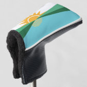 フロリダ州コーラル春国旗 ゴルフヘッドカバー (3/4 正面)