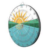 フロリダ州コーラル春国旗 ダーツボード (正面右)