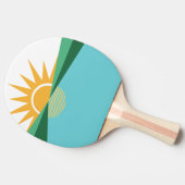 フロリダ州コーラル春国旗 卓球ラケット (横)