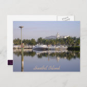 フロリダ州サニベル島の港 ポストカード (正面/裏面)