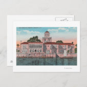 フロリダ州サラソタ – View of John Ringling ポストカード (正面/裏面)