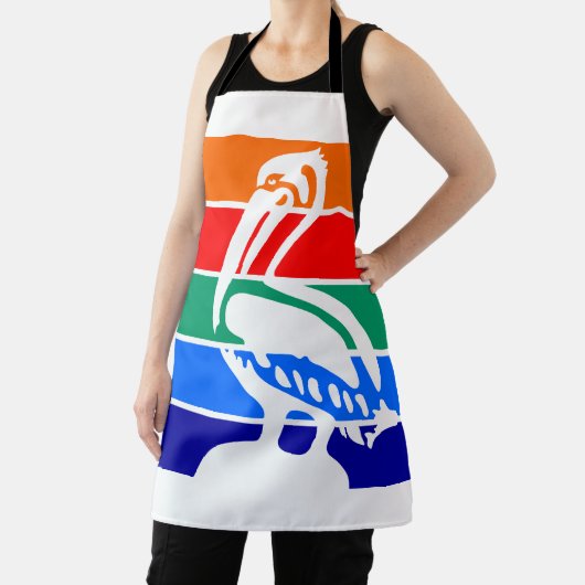 フロリダ州サンクトペテルブルク国旗 エプロン (インサイチュ)