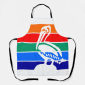 フロリダ州サンクトペテルブルク国旗 エプロン (正面)