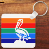 フロリダ州サンクトペテルブルク国旗 キーホルダー (裏面)