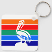 フロリダ州サンクトペテルブルク国旗 キーホルダー (裏面)