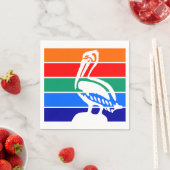 フロリダ州サンクトペテルブルク国旗 スタンダードカクテルナプキン (インサイチュ)