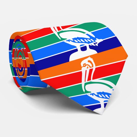 フロリダ州サンクトペテルブルク国旗 ネクタイ (ロール)