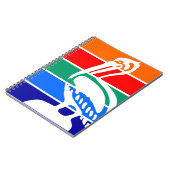 フロリダ州サンクトペテルブルク国旗 ノートブック (左側)