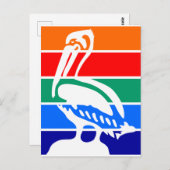 フロリダ州サンクトペテルブルク国旗 ポストカード (正面/裏面)