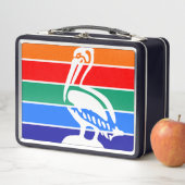 フロリダ州サンクトペテルブルク国旗 メタルランチボックス (インサイチュ)