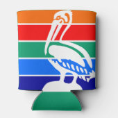 フロリダ州サンクトペテルブルク国旗 缶クーラー (裏面)