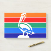 フロリダ州サンクトペテルブルク州旗を持つノート ポストイット (デスク)