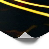 フロリダ州シーフェアの蛍光ヤシの木、 ポスター (角)