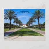 フロリダ州ジャクソンビルビーチのはがき ポストカード (正面)