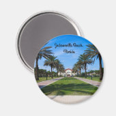 フロリダ州ジャクソンビルビーチの冷蔵庫用マグネット マグネット (正面/裏面)