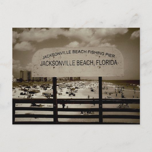 フロリダ州ジャクソンビルビーチ ポストカード (正面)