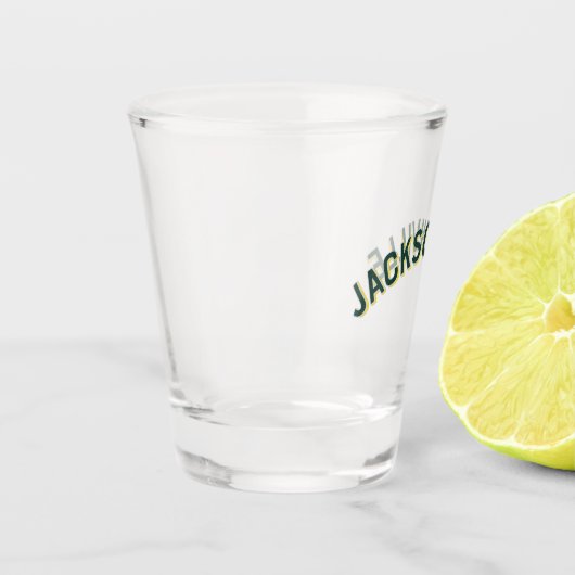 フロリダ州ジャクソンビルヴィンテージアーチ ショットグラス (左)