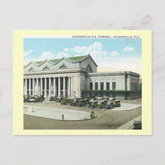 フロリダ州ジャクソンビル鉄道駅 ポストカード