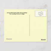 フロリダ州ジャクソンビル ポストカード (裏面)