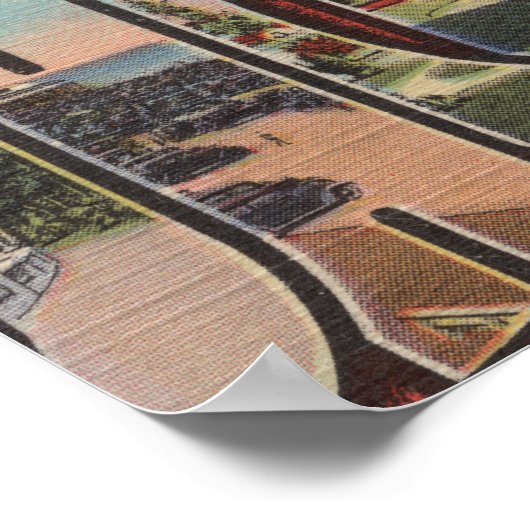 フロリダ州ジャクソンビル – ラージレターのシーン ポスター (角)