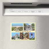 フロリダ州セントオーガスティンからのご挨拶 マグネット (インサイチュ (食洗機))