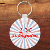 フロリダ州セントオーガスティンが大好き キーホルダー (正面)
