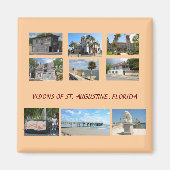 フロリダ州セントオーガスティンのビジョン マグネット (正面)