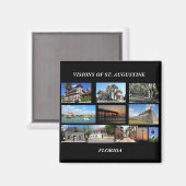 フロリダ州セントオーガスティンのビジョン マグネット (正面/裏面)