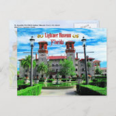 フロリダ州セントオーガスティンのライトナー博物館 ポストカード (正面/裏面)