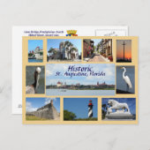 フロリダ州セントオーガスティンの写真 ポストカード (正面/裏面)