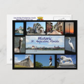 フロリダ州セントオーガスティンの歴史的印象 ポストカード (正面/裏面)