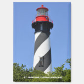 フロリダ州セントオーガスティン灯台 マグネット (正面)