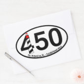 フロリダ州セントオーガスティン – 1565年に設立 – 450th 楕円形シール (封筒)