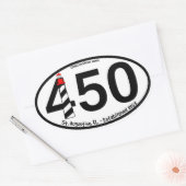 フロリダ州セントオーガスティン – 1565年に設立 – 450th 楕円形シール (封筒)