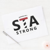 フロリダ州セントオーガスティン – STA STRONG 楕円形シール (封筒)