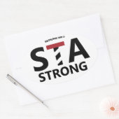 フロリダ州セントオーガスティン – STA STRONG 楕円形シール (封筒)