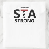 フロリダ州セントオーガスティン – STA STRONG 楕円形シール (バッグ)