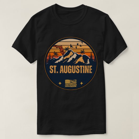 フロリダ州セントオーガスティン Tシャツ (デザイン正面)