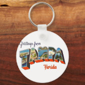 フロリダ州タンパからの挨拶 キーホルダー (正面)