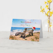 フロリダ州タンパからの聖降誕祭  カード (黄色い花)