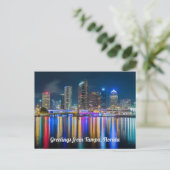 フロリダ州タンパのポストカードからの挨拶 ポストカード (スタンド正面)