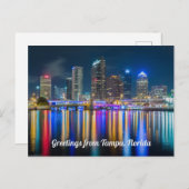 フロリダ州タンパのポストカードからの挨拶 ポストカード (正面/裏面)