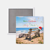 フロリダ州タンパのメリークリスマス マグネット (正面/裏面)