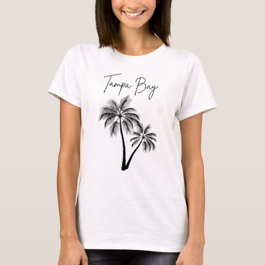 フロリダ州タンパベイエリア 女性用Tシャツ Tシャツ (正面)