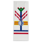 フロリダ州タンパ州旗ワイン抱き枕 ワインギフトバッグ (正面)