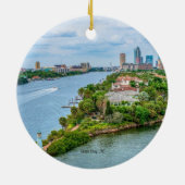 フロリダ州タンパ湾 セラミックオーナメント (裏面)